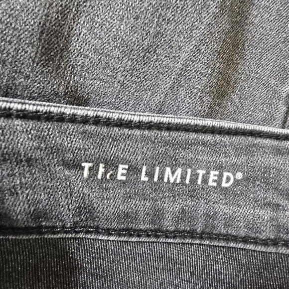 THE LIMITED size 14‎ High Rise Skinny Jeans Stretch Denim Ash Black - Picture 13 of 16